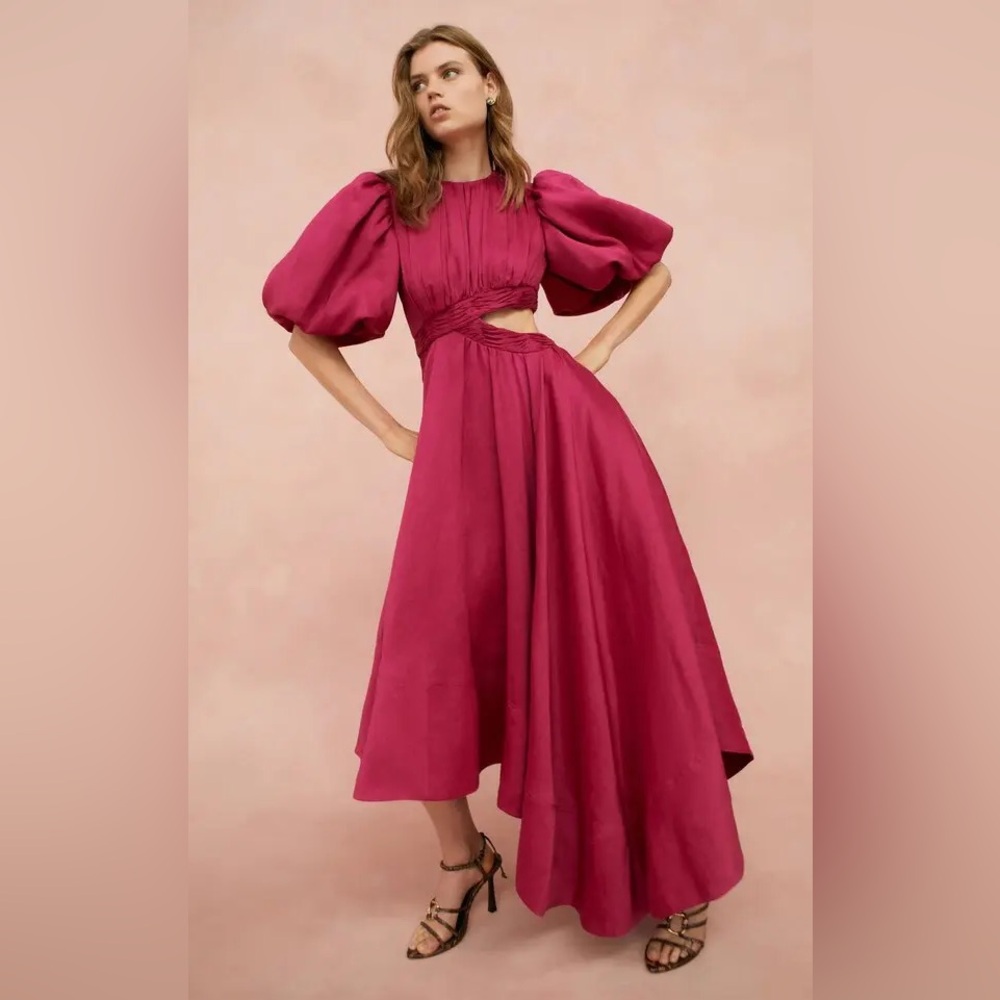 Aje Tidal Dress (Altered) in Pink Size 8 AU/Size 4 US
